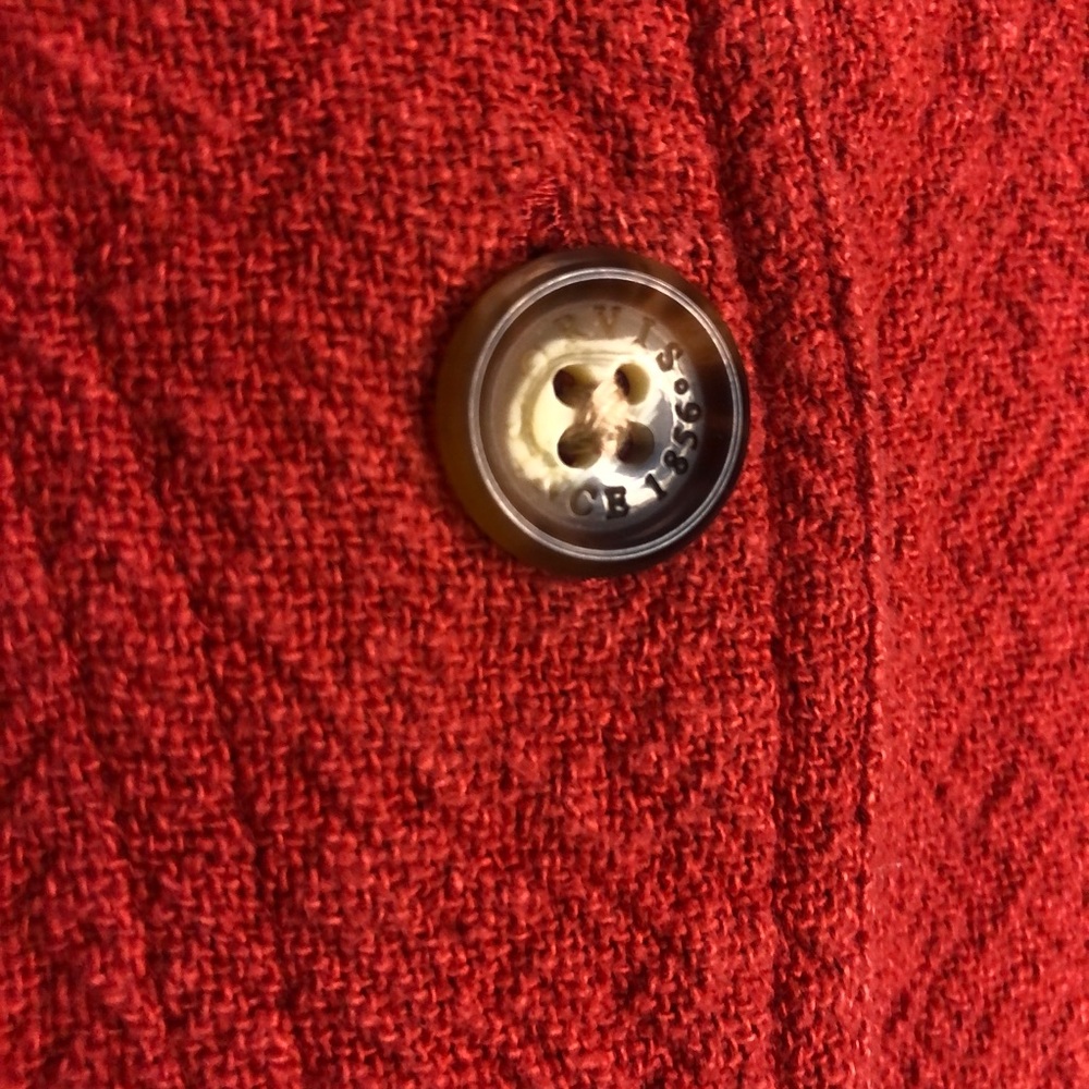 Orvis textured cotton jacket. Rust XL - Picture 3 of 10